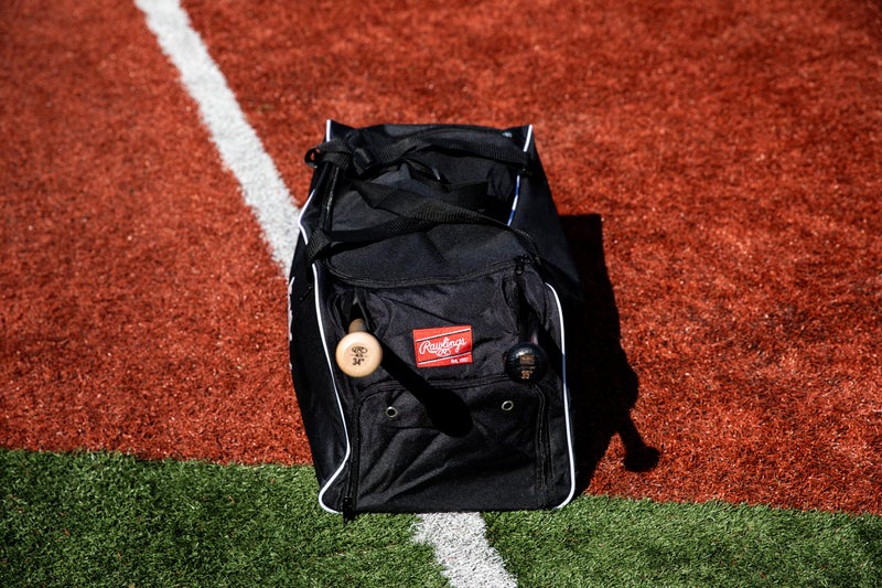 Rawlings | COVERT Duffle Equipment Bag | Baseball/Softball | Navy - Image 4